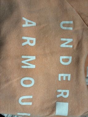 Under Armour Peach/White Kids Logo Sweatshirt